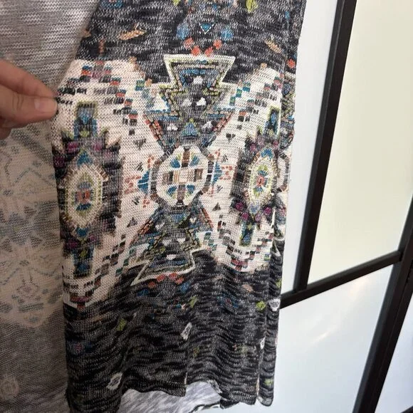 CATO Women's 18/ 20 Open Vest Top Southwestern Boho Tribal Festival Hippie - Picture 6 of 15